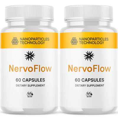 (2 Pack) NervoFlow Advanced Nerve Support Strength Formula Nervo Flow 120 Caps