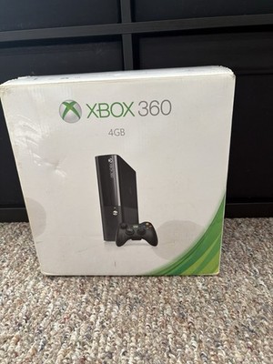 New Xbox 360 E 4GB Matte Black Console Brand New Sealed Box NIB