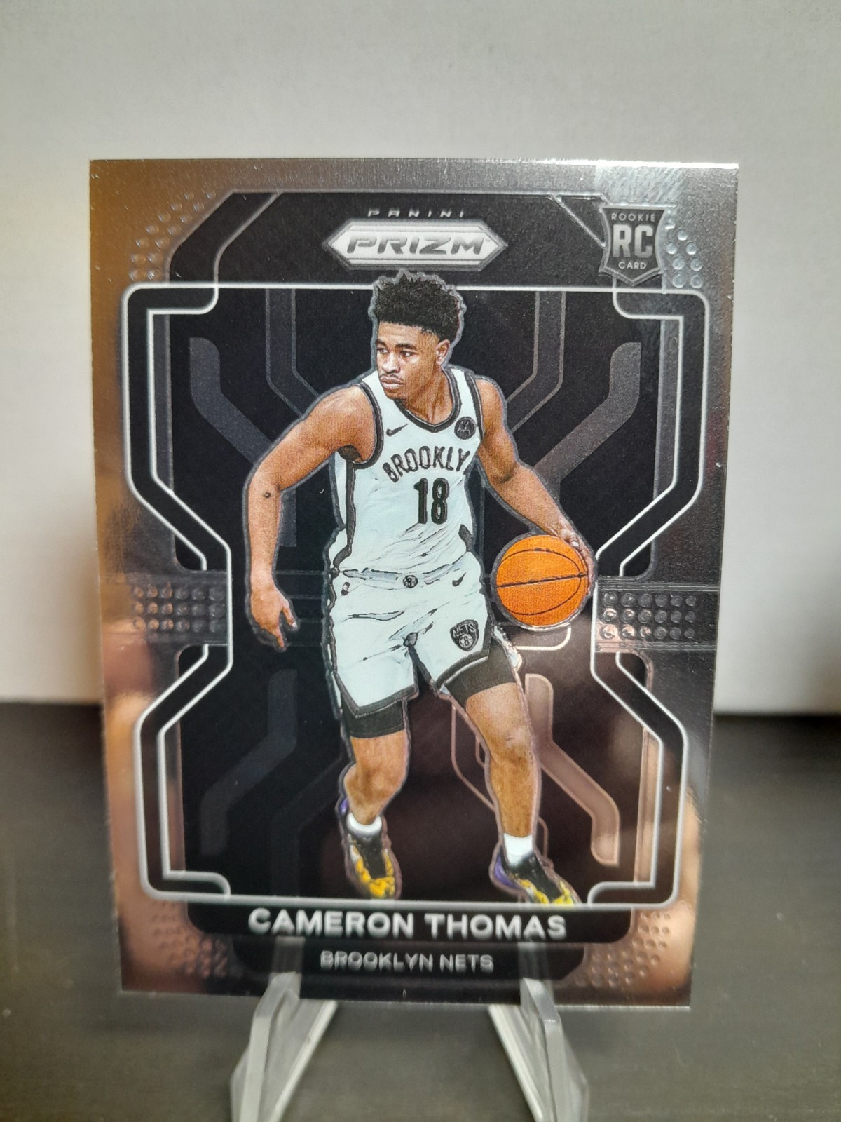 Cameron Thomas 2021-22 Panini Prizm Silver Prizm Rookie RC #297