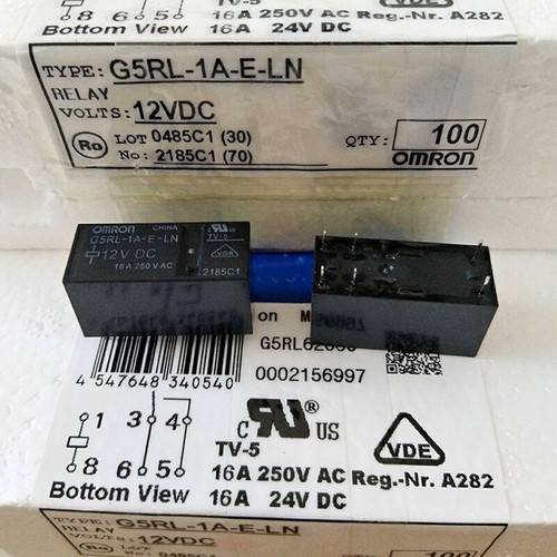 1pc OMRON G5RL 1A E LN 12VDC Power Relay 6Pin 16A 250VAC 1pc OMRON G5RL 1A E LN 12VDC Power Relay 6Pin 16A 250VAC