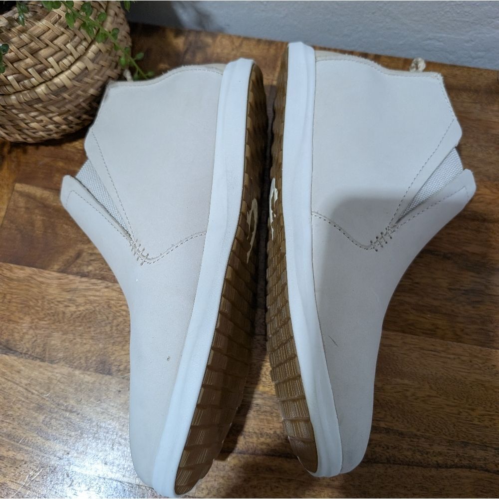 New Women's OLUKAI Fox/Off White Hawai'iloa Manu Hope Leather Boot Size 11 Shoes thumbnail 8