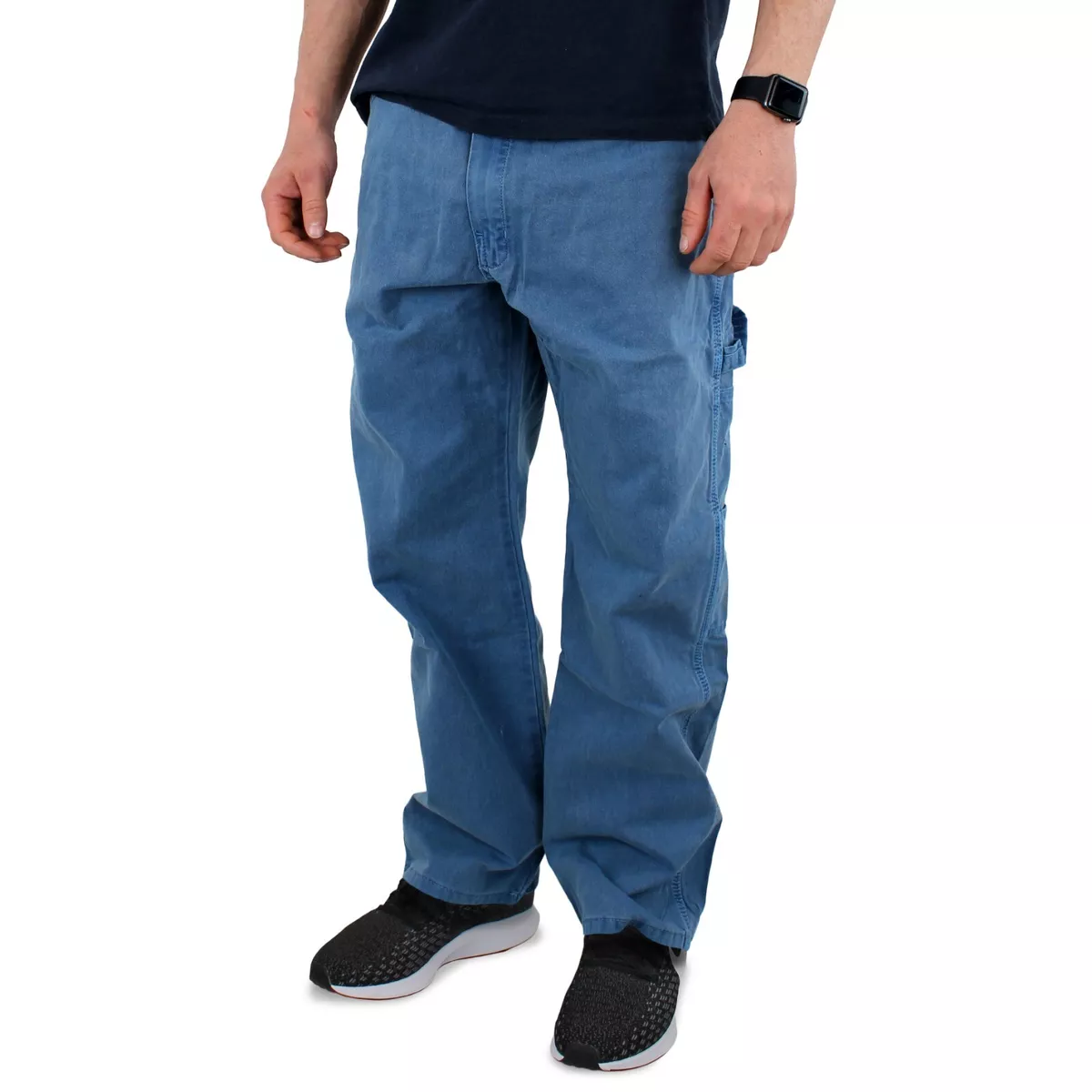 Dickies Men's Carpenter Pants Relaxed Fit, 8-9 Pocket Straight Leg Denim Jeans