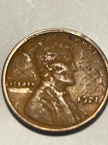 1921 lincoln wheat cent penny good free ship