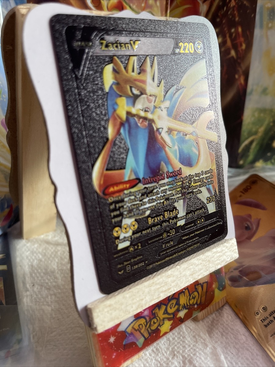 Zacian V 138/202 Rare Sword and Shield Pokemon Card TCG NM