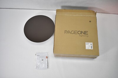 Pageone Lighting Eclipse Aluminum Sconce 3000K LED 15W Acrylic PW131161-BT