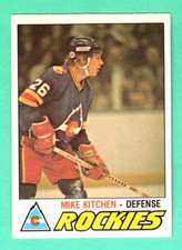 (1) MIKE KITCHEN 1977-78 O-PEE-CHEE # 267 ROCKIES ROOKIE EX-MT  CARD  (G8937)