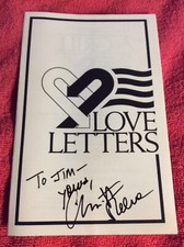 LOVE LETTERS PROGRAM CHRISTOPHER REEVE THE CANON THEATRE BEVERLY HILLS RARE