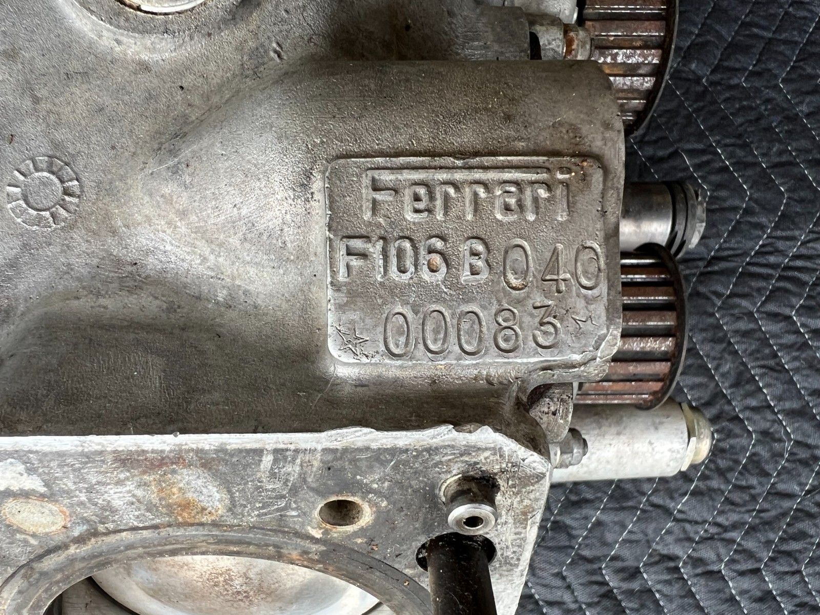 ferrari 308 or mondial engine motor block crankcase 115540 , make offer
