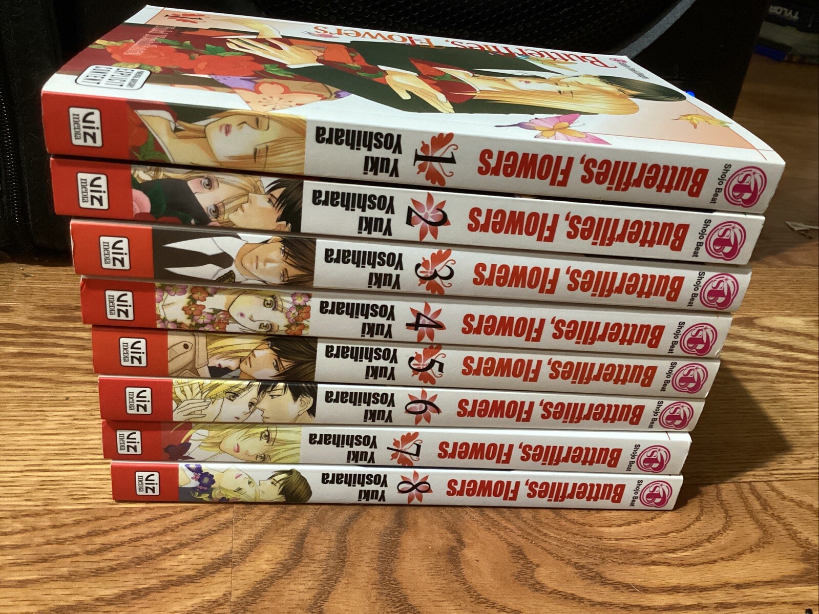 Butterflies, Flowers; Vols. 1-8 (Complete Set) Josei English Manga Lot