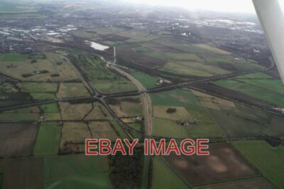 PHOTO  LINCOLN BYPASS A57 ROUNDABOUT FROM THE NORTH: AERIAL 2017