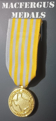 ANODIZED - TX National Guard Miniature Texas Outstanding Service Medal Mini