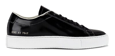 Rare Common Projects Achilles Black Patent Leather Men s Sz US 8/EU 41 2282-7547