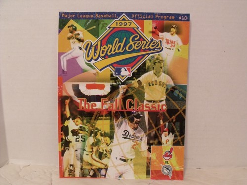 Cleveland Indians vs Florida Marlins Boston Red Sox Official MLB Series Program - Picture 2 of 3