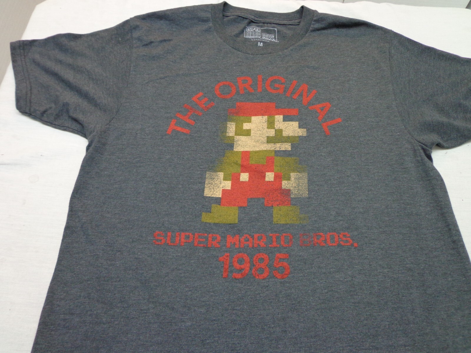 Super Mario Brothers T-Shirt The Original Pixel 1985 … - Gem