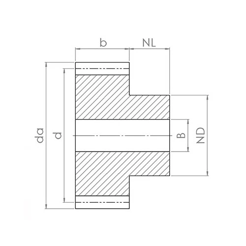 Zahnrad Stirnrad (Messing) Modul 0,8 10 - 60 Z - alle Varianten - GHW-Modellbau - Bild 2 von 2