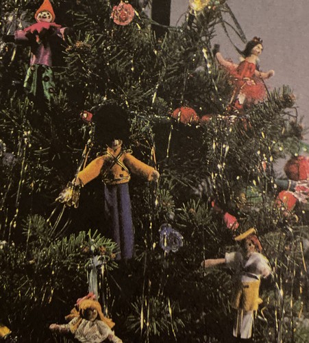 McCall's 8131 Vintage 80s Sewing Pattern Clothespin Christmas Tree Ornaments - Picture 4 of 8