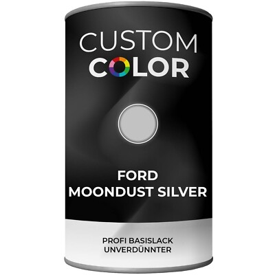 Custom Color Autolack 1L für Ford Moondust Silver Basislack unverdünnter 1:1