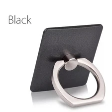 Universal 360 Rotating Finger Ring Stand Holder For Cell Phone BLACK Color