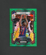 2023 Prizm Euroleague James Nnaji #170 ~ Barcelona  ~ RARE Green Pulsar #/25 !