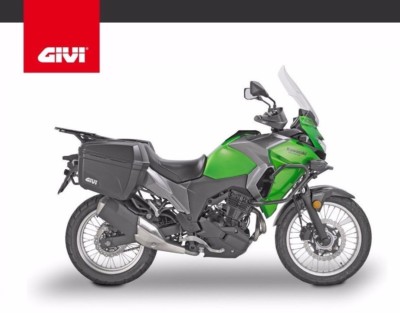 KAWASAKI VERSYS-X 300 2021 GIVI E22N PANNIERS + PL4121 SIDE CASE