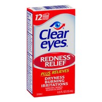 Clear Eyes Redness Relief Eye Drops .5 Fl Oz (15 Ml) Each on sale Clear Eyes Redness Relief Eye Drops .5 Fl Oz (15 Ml) Each on sale