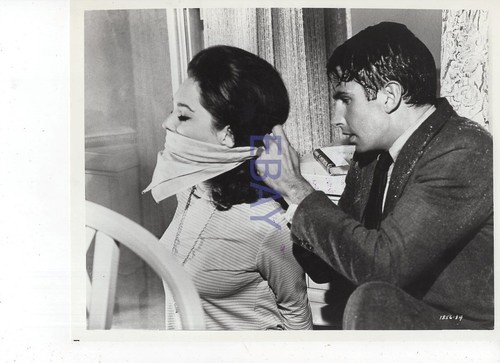 Suzanne Pleshette is gagged George Hamilton VINTAGE Photo