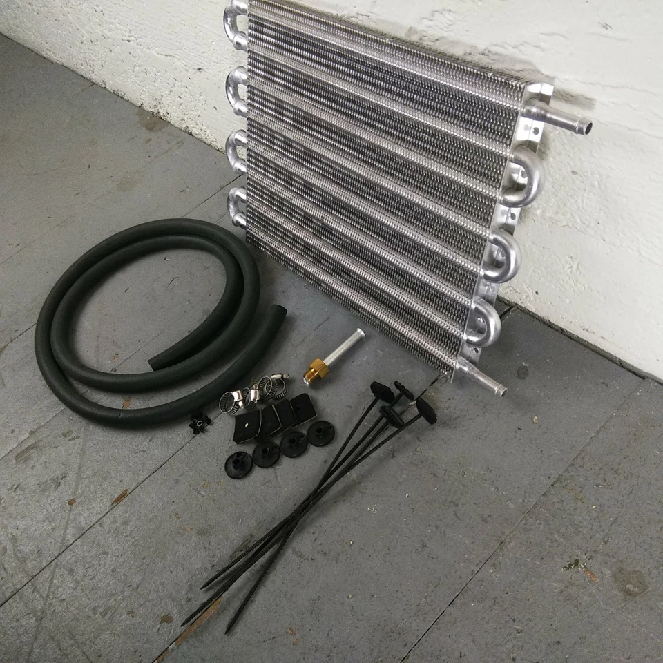 1949-54 Chevy Bel Air 8-Row 15" Transmission Trans Oil Cooler 210 V8 sbc gm 283 - Image 3 of 4