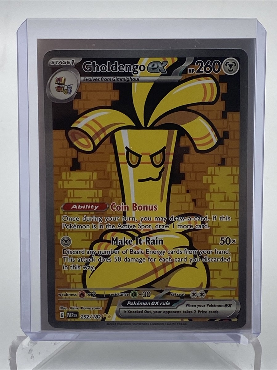 Pokémon TCG Gholdengo ex S&V Paradox Rift 252/182 Holo