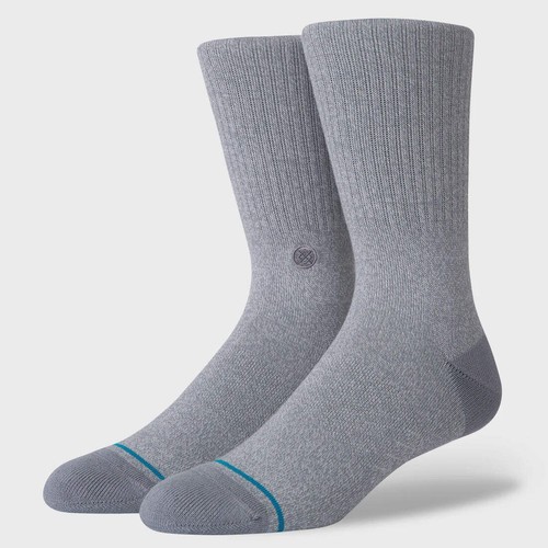 Stance Icon Socks Grey Heather - Picture 3 of 4