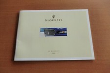 Maserati Brochure Advertising Types 2005 Quattroporte Coupe Spyder 90th Anniversary