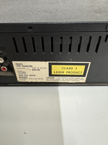 Philips CD618 CD Player Hi-Fi Stereo Separate Made In Belgium Work With Issue - Picture 11 of 11
