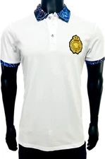 Vèrsace Men White Polo Shirt