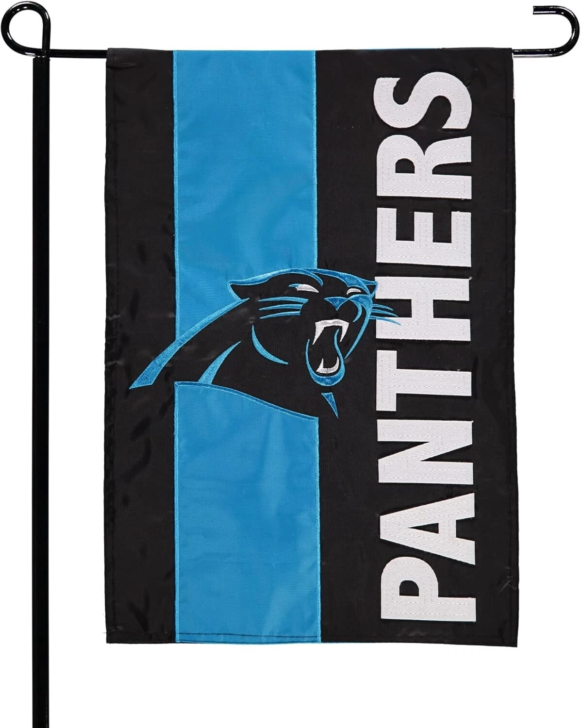 Carolina Panthers Premium Garden Flag Logo Applique Double Sided...