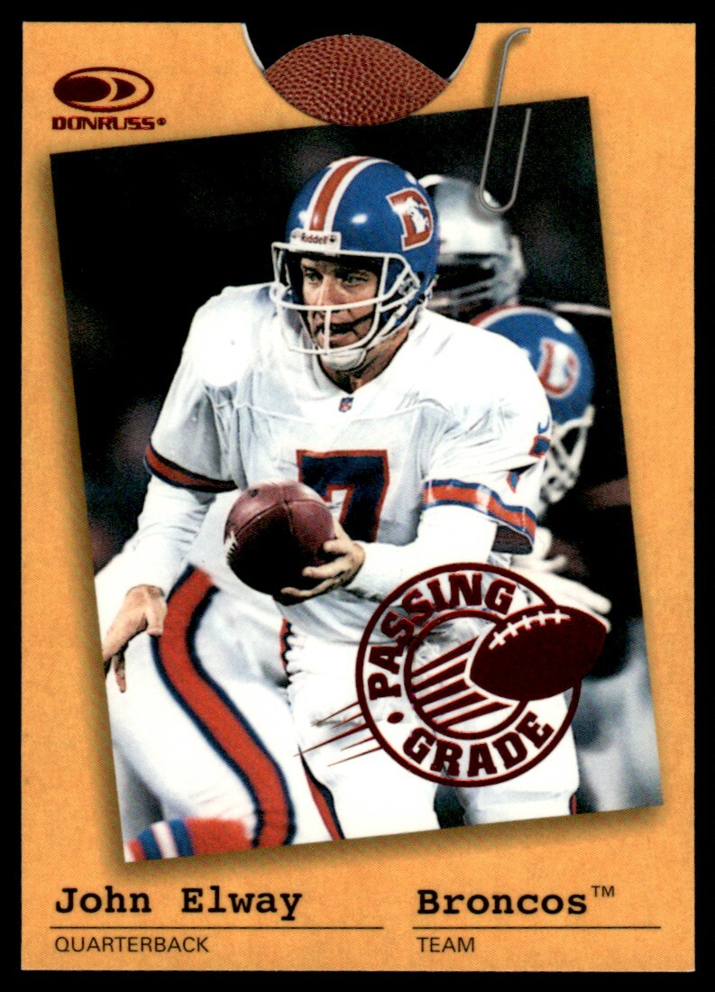 JOHN ELWAY 1997 DONRUSS PASSING GRADE 2274/3000 #6