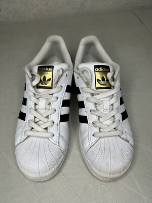 Adidas Womens Superstar C77153 White Casual Shoes Sneakers Size 6.5 | eBay