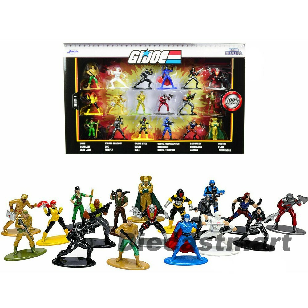 Jada Nano Hollywood Rides Metalfigs GI Joe 18-Pack Figures