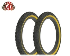ALTALINE Bicycle TIRES  16"x 2.125" Black/Gum COMP III STYLE (2) TIRES BMX STYLE