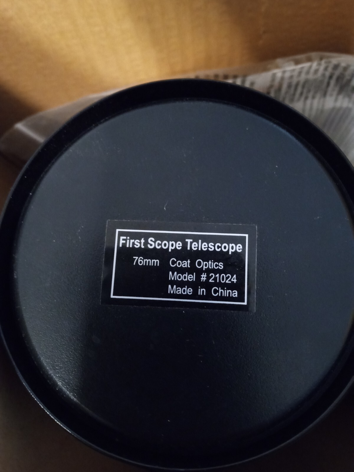Celestron FirstScope Telescope 76mm Coat Optics 21024 Never Used. 