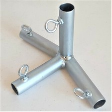 4 Way Top End Low Peak Down Angle Canopy Fitting w/Leg FW4D 1 5/8" pipe