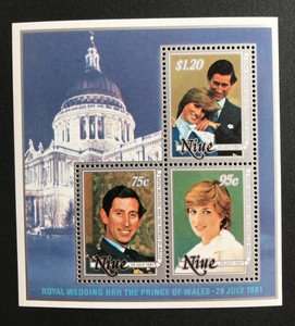 Niue 1981 Prince Charles Lady Diana Royal Wedding ...