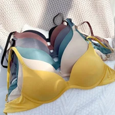 Lots Pcs Bras AAA AA A B Cup Wireless Womens Bra Light Padded Lingerie Brassiere