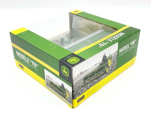 1/16 John Deere Model FB Van Brunt Grain Drill Silver Box Green Lid - Picture 3 of 3