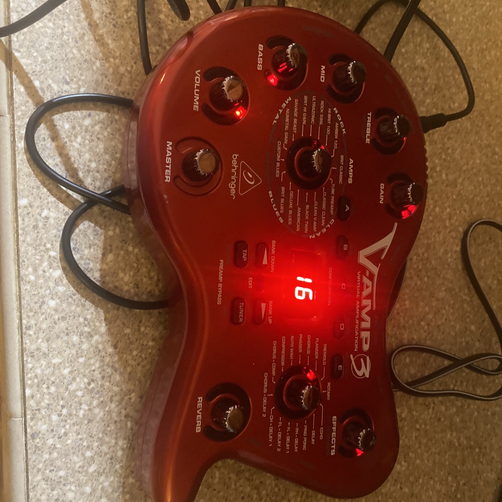 Behringer Vamp3 Multi Effects Guitar Effect Pedal For Sale Online Ebay