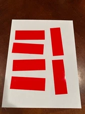 G1 Original Transformers Red Decoder Original Tech Spec Vintage Reader x 6