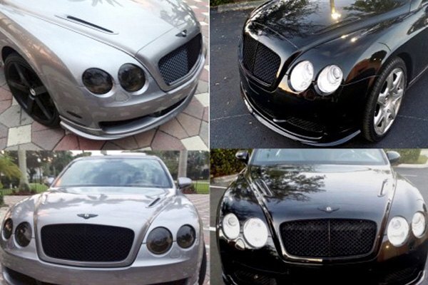 Hood Vent Set Supersports Style For Bentley Flying Spur 2014-2016
