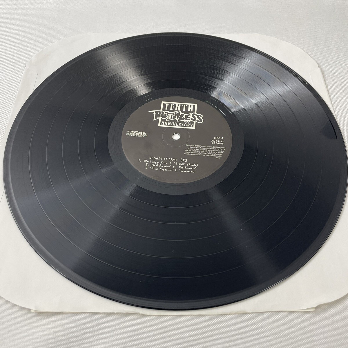 洋楽 TENTH RUTHLESS ANNIVERSARY 2LP Various Ruthless Records Tenth Anniversary Compilation - Decade Of