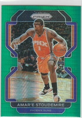 2021-22 Panini Prizm Amar'e Stoudemire Green Hyper Factory Set SP #262 Suns