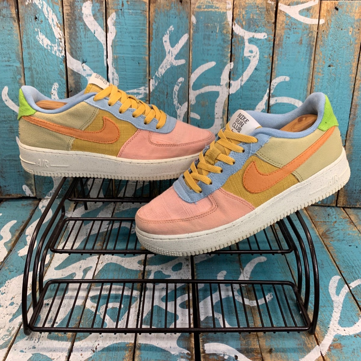 Nike Air Force LV8 Youth Pink/Blue Athletic Shoe DM0984-700