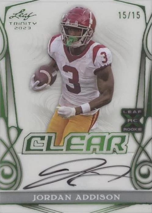 2023 Leaf Trinity Jordan Addison #CA-JA1