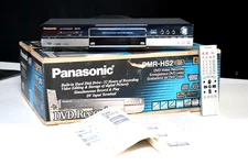 Working Boxed Panasonic DMR HS2 DVD HDD video recorder player. Hard disk, remote